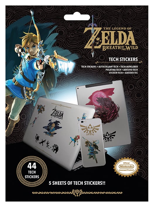 The Legend of Zelda Breath of the Wild - Pack d'Autocollant - flash vidéo