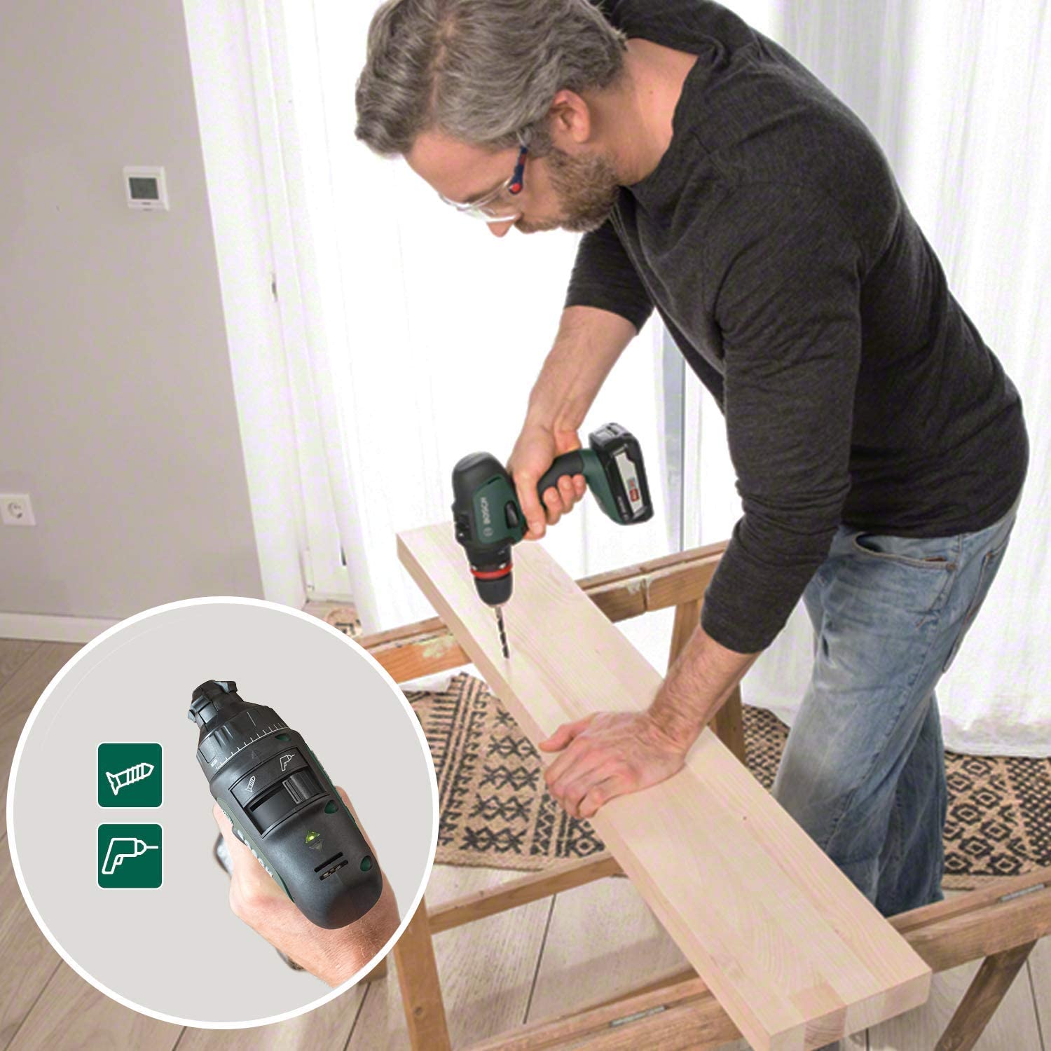 Bosch - Perceuse-visseuse sans fil Advanced Drill 18 - flash vidéo