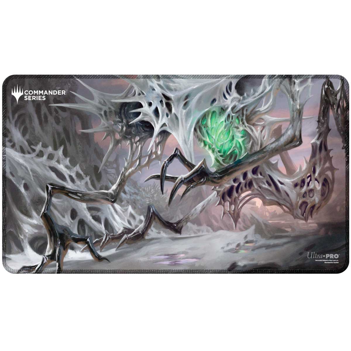 Ultra Pro - Magic: The Gathering - Commander Series - Three Color Wedge - Tapis de jeu à bord cousu Yarok - flash vidéo