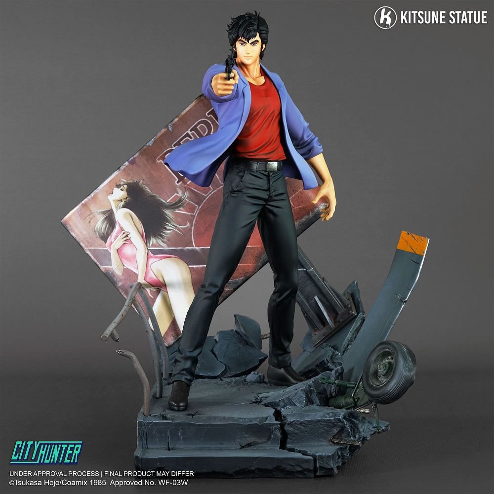 Legend Figure - City Hunter - Ryô Saeba (Nicky Larson) 1/6 Statue 36cm - flash vidéo
