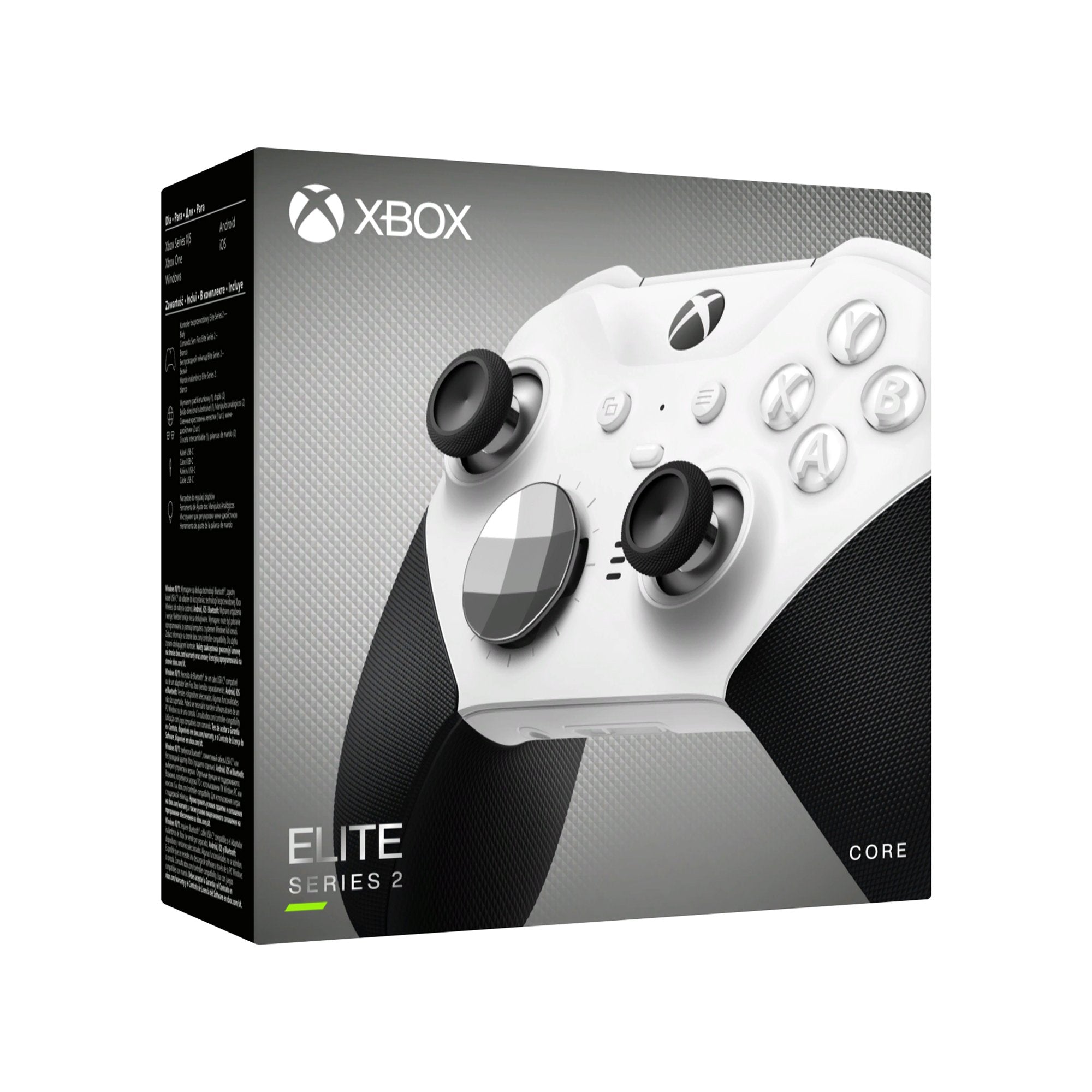 Manette sans fil Xbox Elite Series 2 - Core Blanche pour Xbox Series X|S, Xbox One et Windows 10/11 - flash vidéo