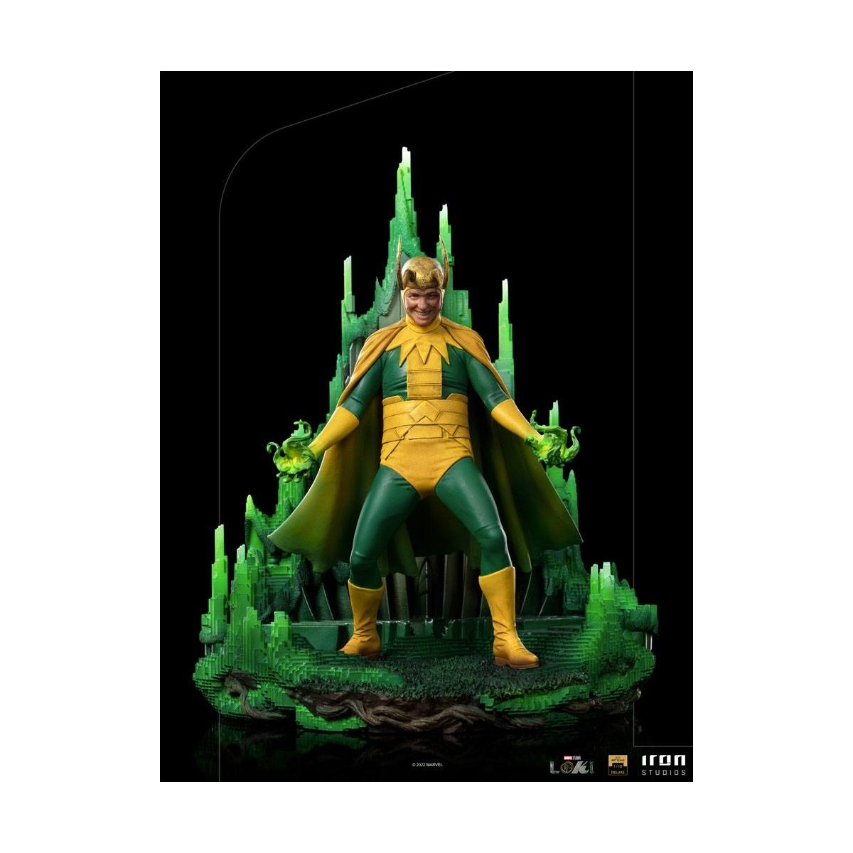 Iron Studios - Deluxe Arts Scale 1/10 - Marvel - Loki - Loki Classic Variant Statue 25cm - flash vidéo