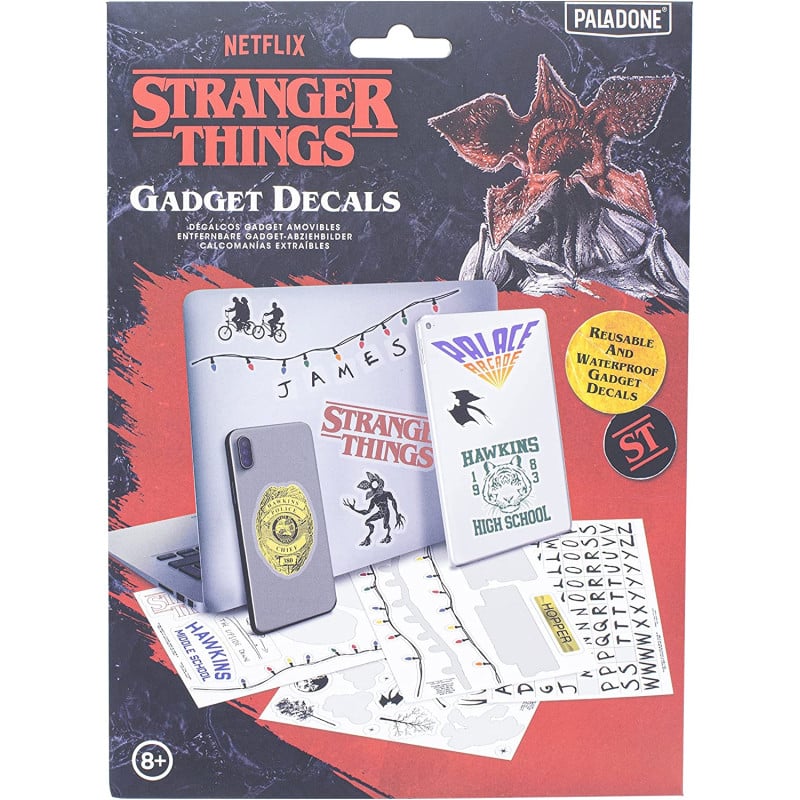 Stranger Things - Set de Stickers "Gadget" - flash vidéo