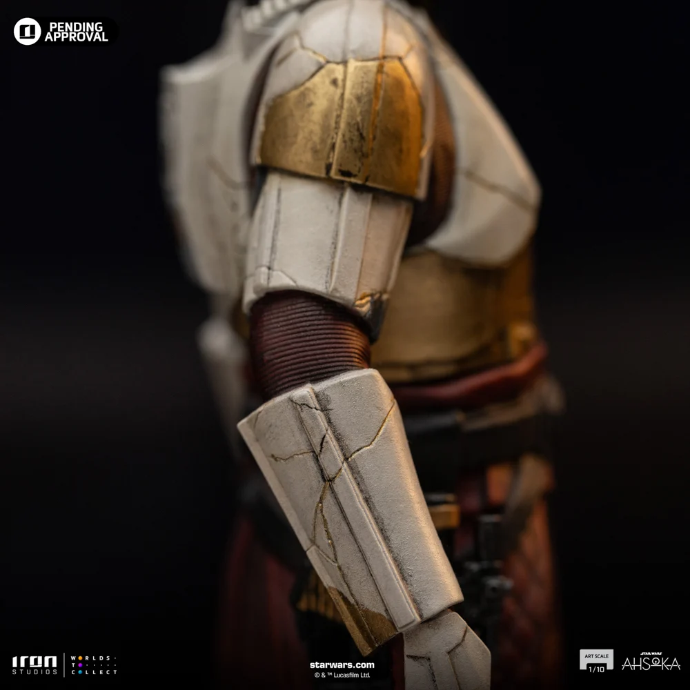 Iron Studios - Art Scale 1/10 - Star Wars : Ahsoka - Captain Enoch Statue 18cm - flash vidéo