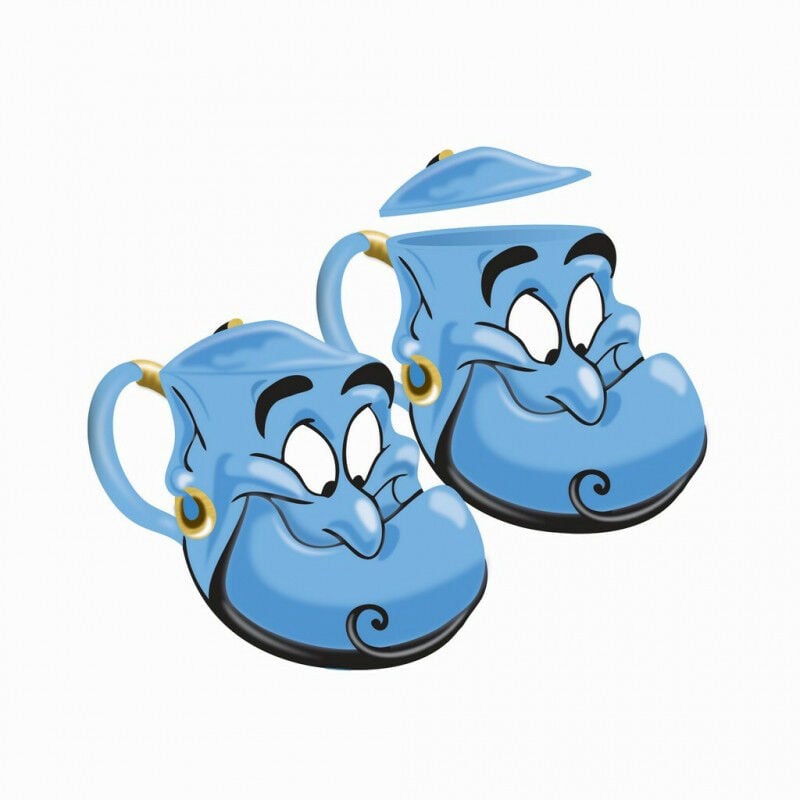 Disney - Mug 3D avec couvercle Aladdin "Génie" - flash vidéo