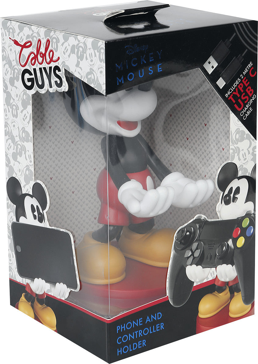 Cable Guys - Disney - Mickey et ses amis - Mickey Mouse Support Chargeur pour Téléphone et Manette - flash vidéo