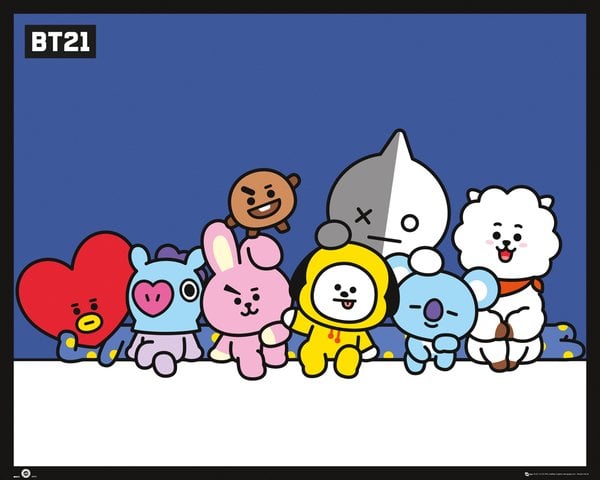 BT21 Group - Mini Poster - flash vidéo
