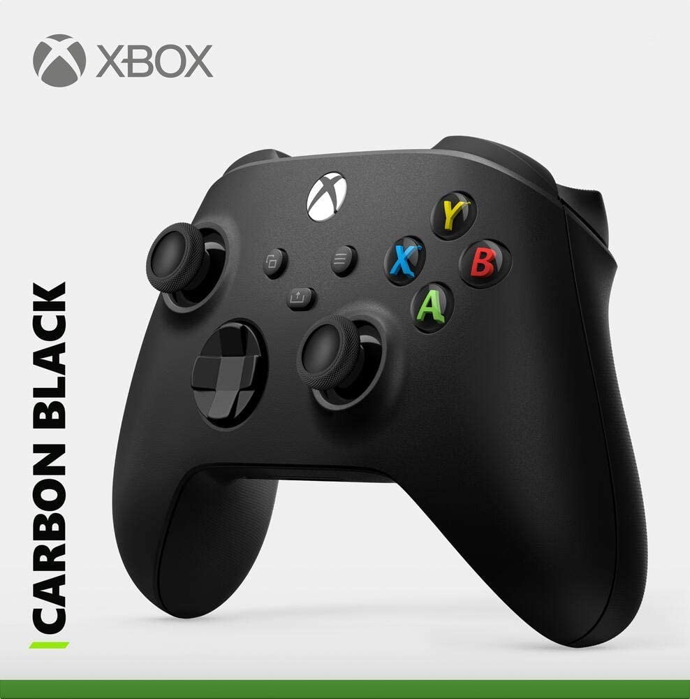 Manette sans fil Xbox Carbon Black pour Xbox Series X|S, Xbox One, Windows 10 et Mobile - flash vidéo