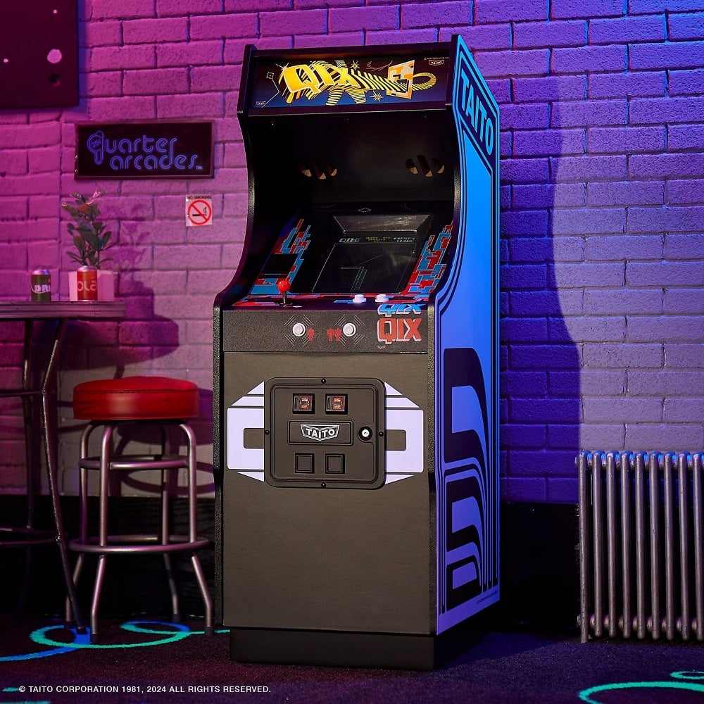 Numskull - Cabine d'arcade QIX à l'échelle 1/4 - flash vidéo