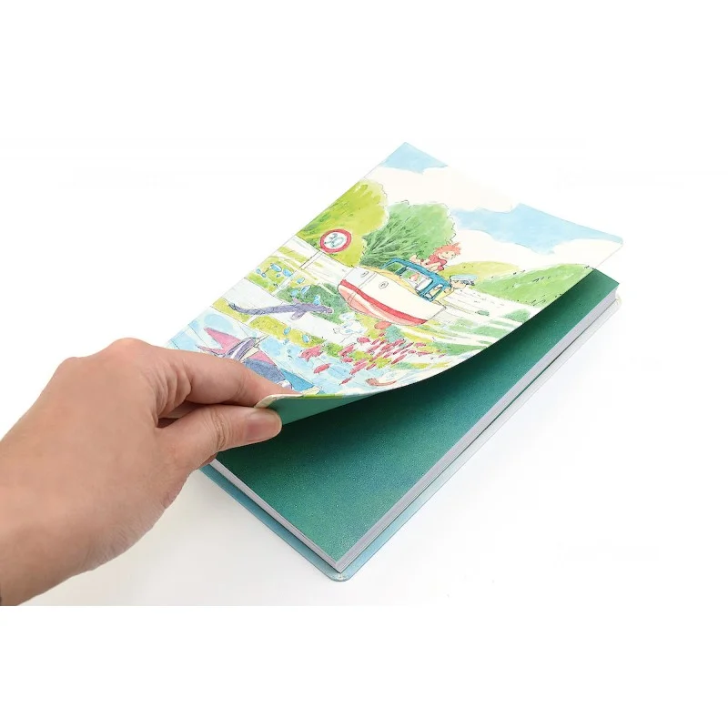 Ghibli - Ponyo sur la falaise - Carnet de notes à couverture Ponyo et Sosuke - flash vidéo