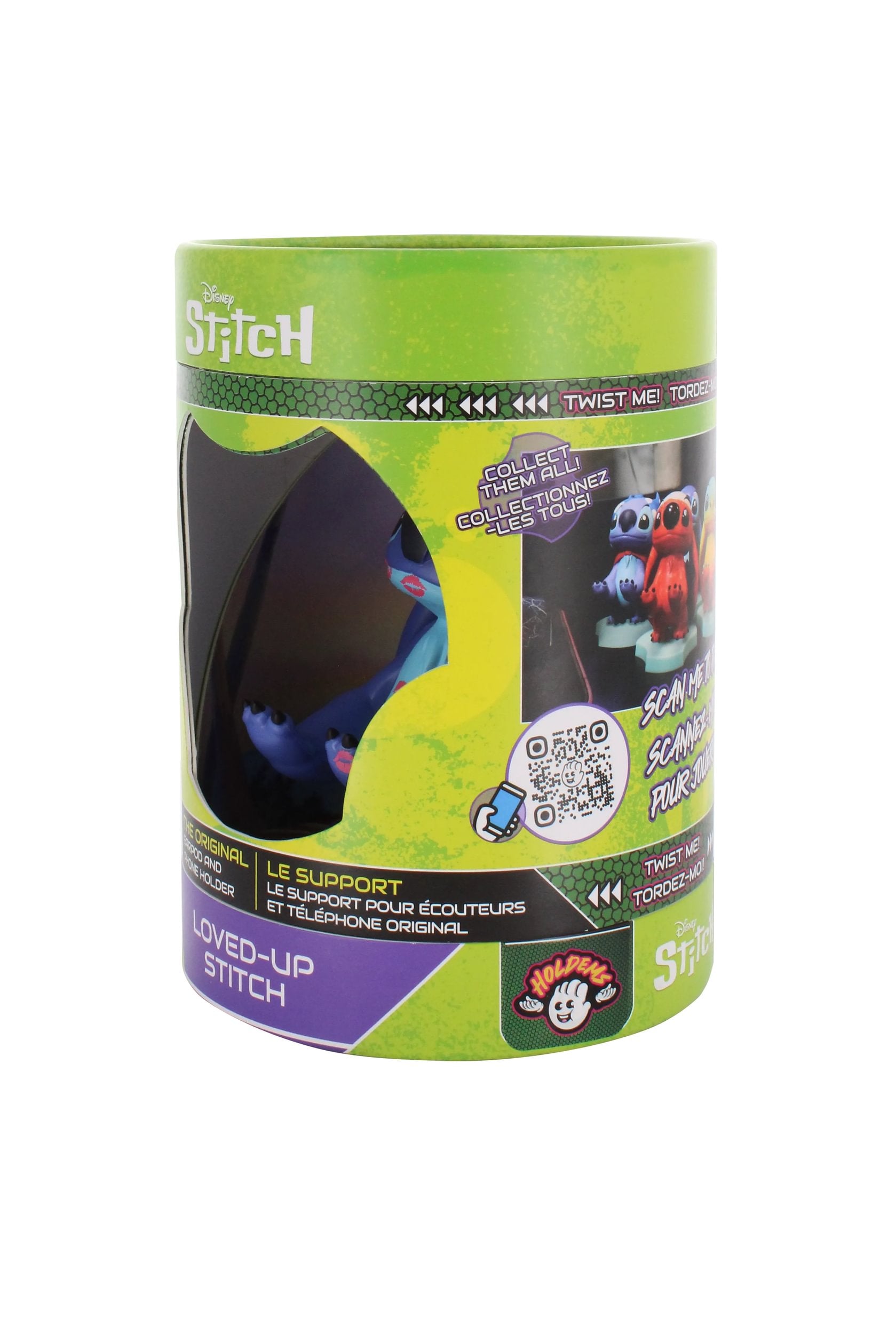 Cable Guys Holdems - Disney - Lilo et Stitch - Support pour écouteurs et téléphone Loved Up Stitch - flash vidéo