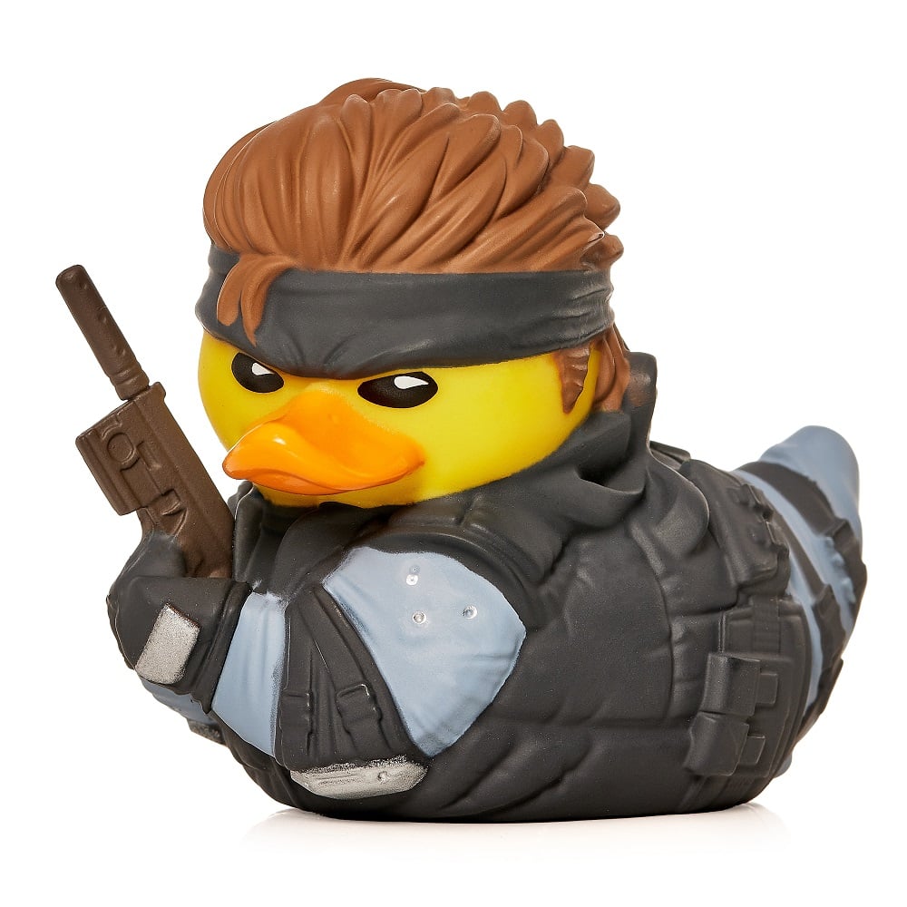 Numskull - Mini TUBBZ Canard de bain - Metal Gear Solid - Solid Snake (Édition baignoire) - 8cm - flash vidéo