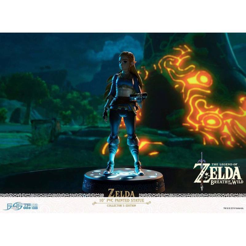 First 4 Figures - The Legend of Zelda : Breath of the Wild - Princesse Zelda Statue Edition Collector 25cm - flash vidéo