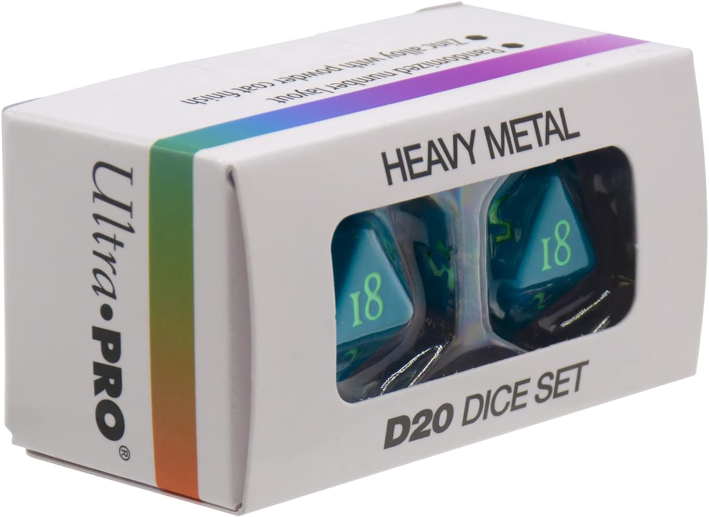 Ultra Pro - Vivid Heavy Metal D20 : Sarcelle - flash vidéo