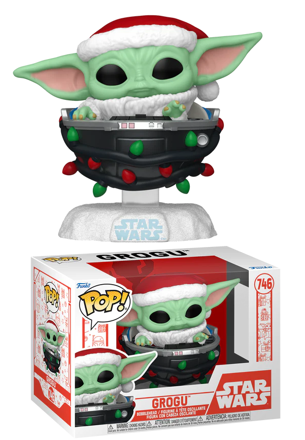 Funko Pop! Star Wars: The Mandalorian Holiday - Grogu (Pram) - flash vidéo