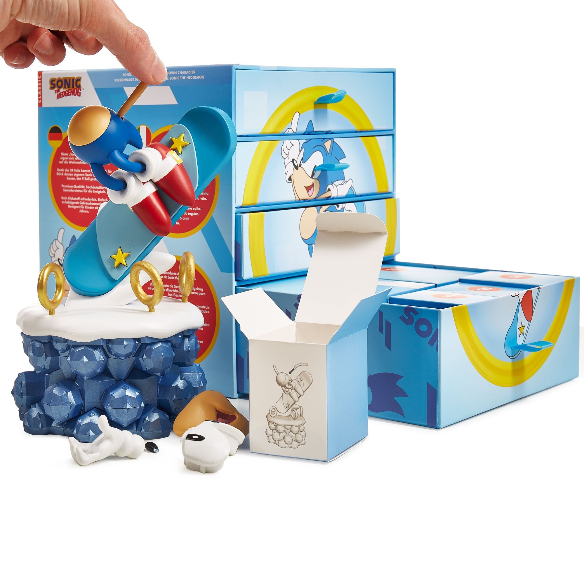 SEGA - Figurine à construire Sonic le Hérisson - flash vidéo