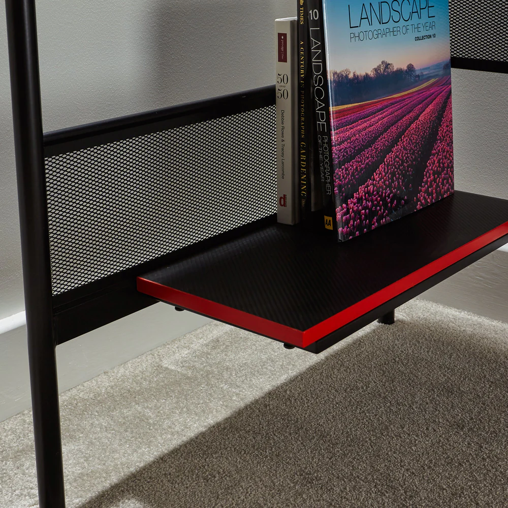 X Rocker - Bureau de jeu Icarus Noir - flash vidéo