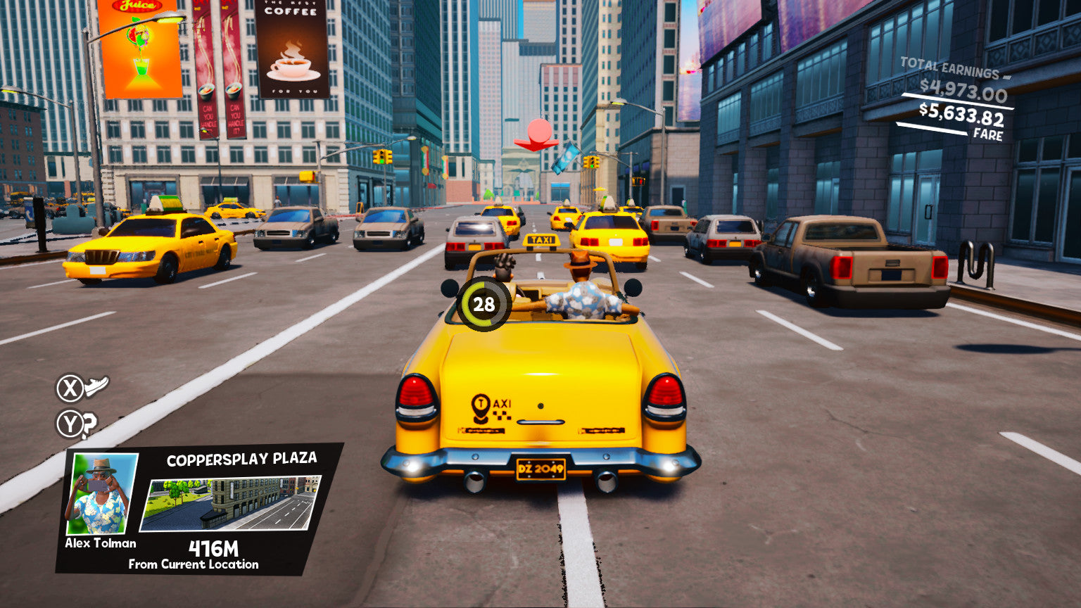 Taxi Chaos - flash vidéo