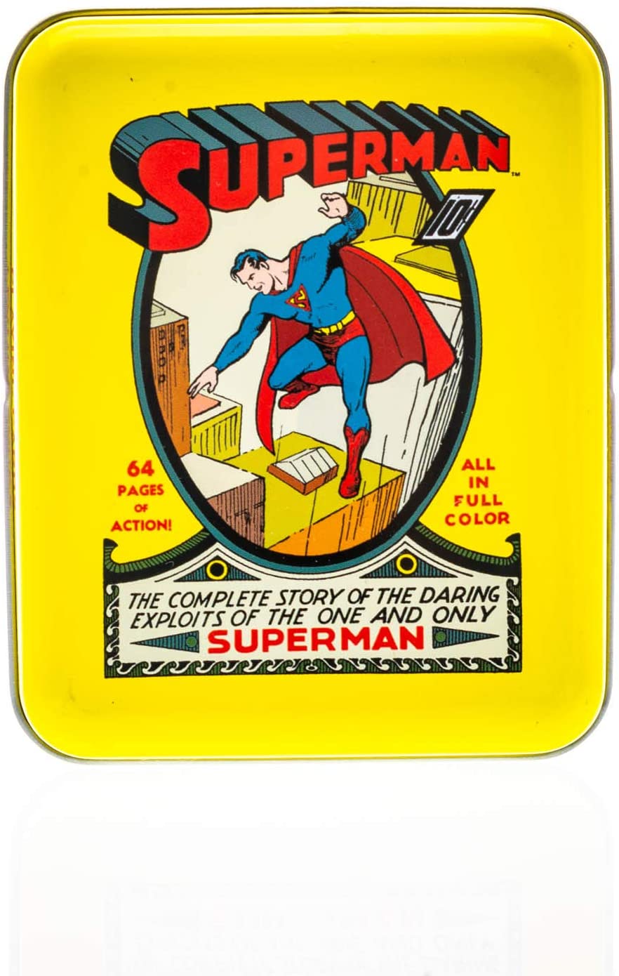 DC Comics Tins - Superman #1 - Cartes à Jouer Boite Métallique - flash vidéo