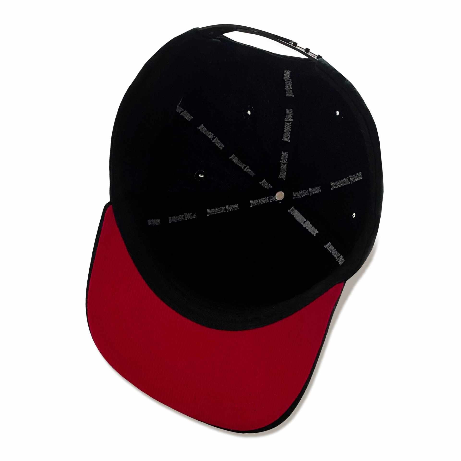 Jurassic Park - Casquette Snapback Noire Logo Rouge - flash vidéo