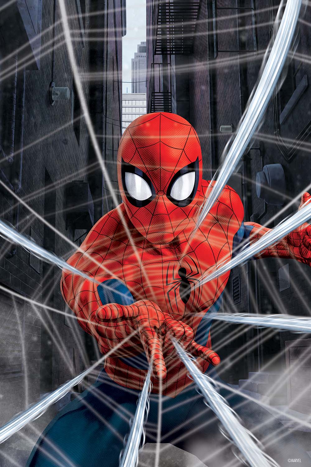 Marvel - Puzzle livre lenticulaire Spider-Man 300 pcs 41x31 cm - flash vidéo