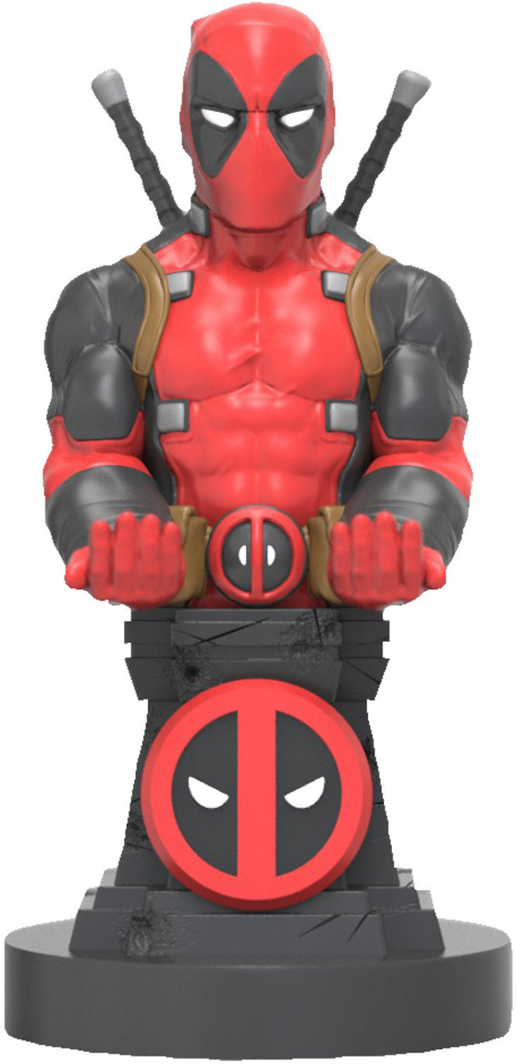 Cable Guys - Marvel - Deadpool Buste Support Chargeur pour Téléphone et Manette - flash vidéo