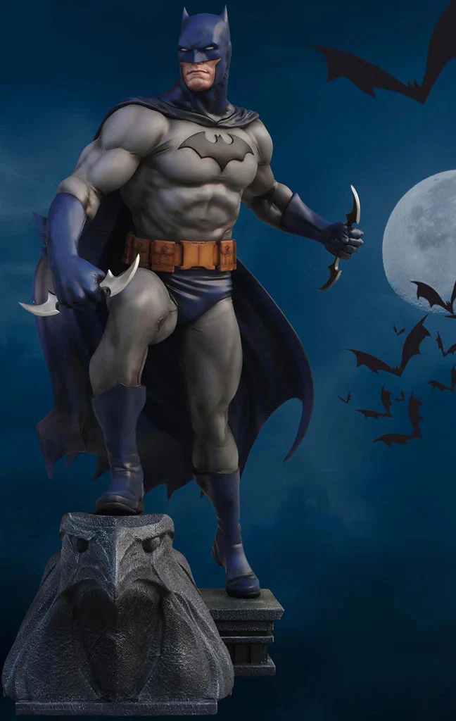 DC Comics - Statue taille réelle Batman silence (Base incluse) - flash vidéo