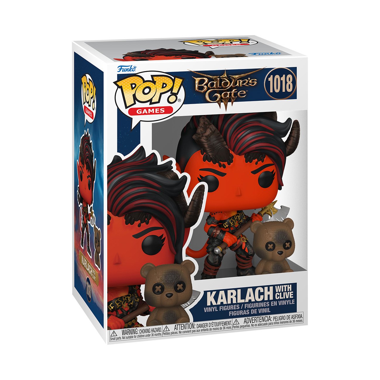 Funko Pop! Games: Baldur's Gate 3 - Karlach with Clive - flash vidéo