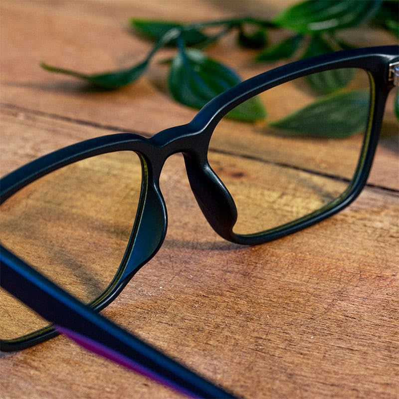 Numskull eSports - Lunettes gaming anti-lumière bleue pour enfants noires - flash vidéo