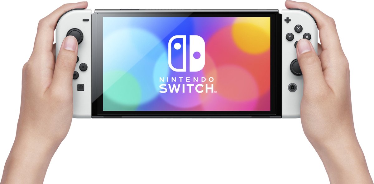 Nintendo Switch OLED Model with Docking & Joy-Con Pair White - flash vidéo