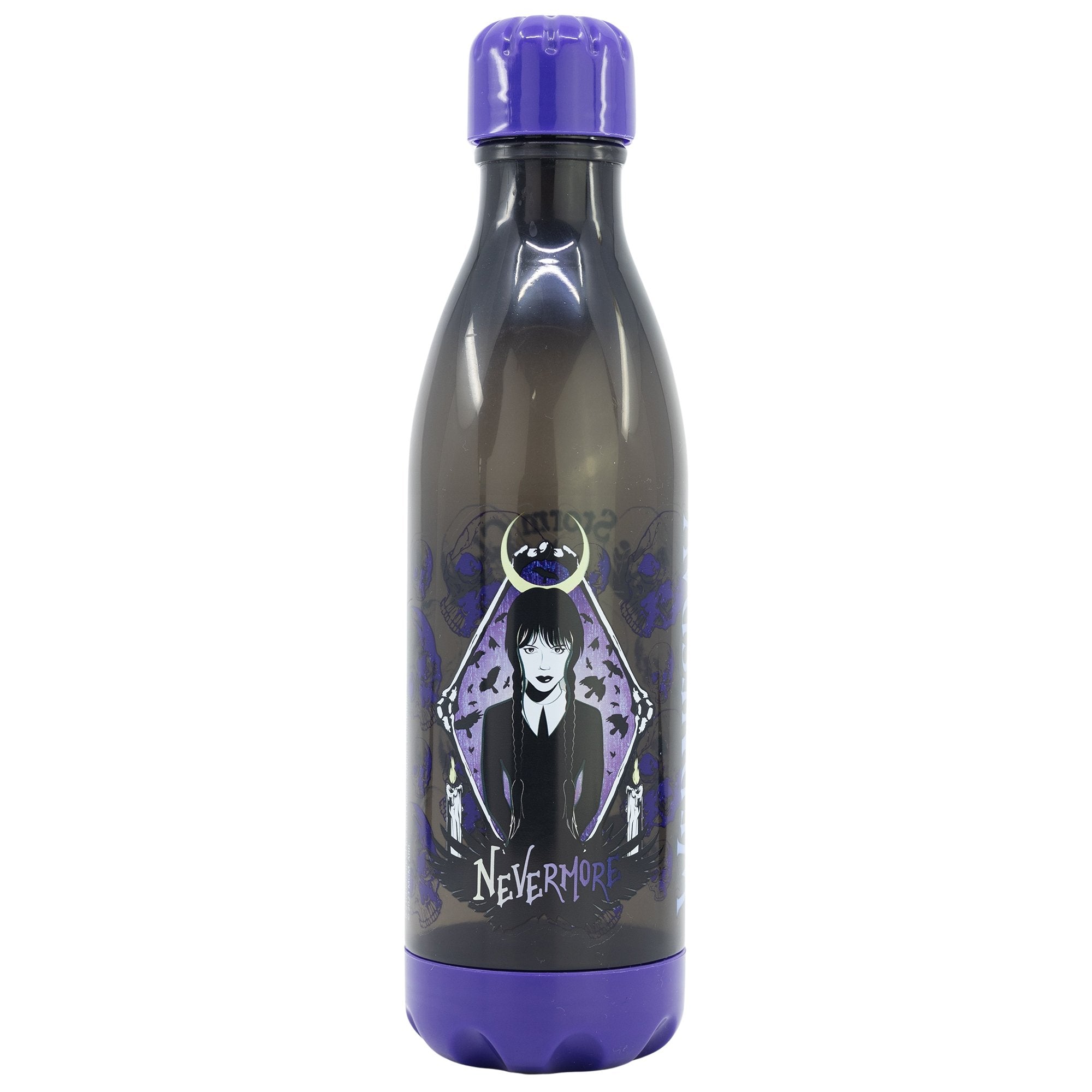 Mercredi - Bouteille d'eau Mercredi Addams (PP) - 660ml - flash vidéo
