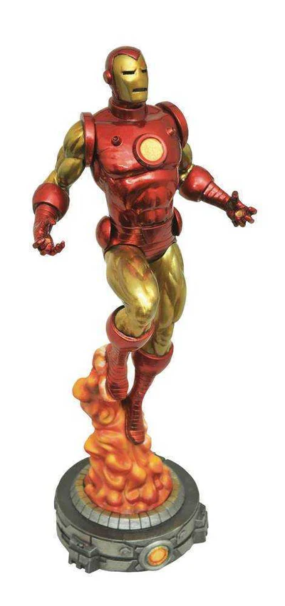 Diamond Select Toys - Marvel Gallery Comic Classic - Iron Man Statue 28cm - flash vidéo