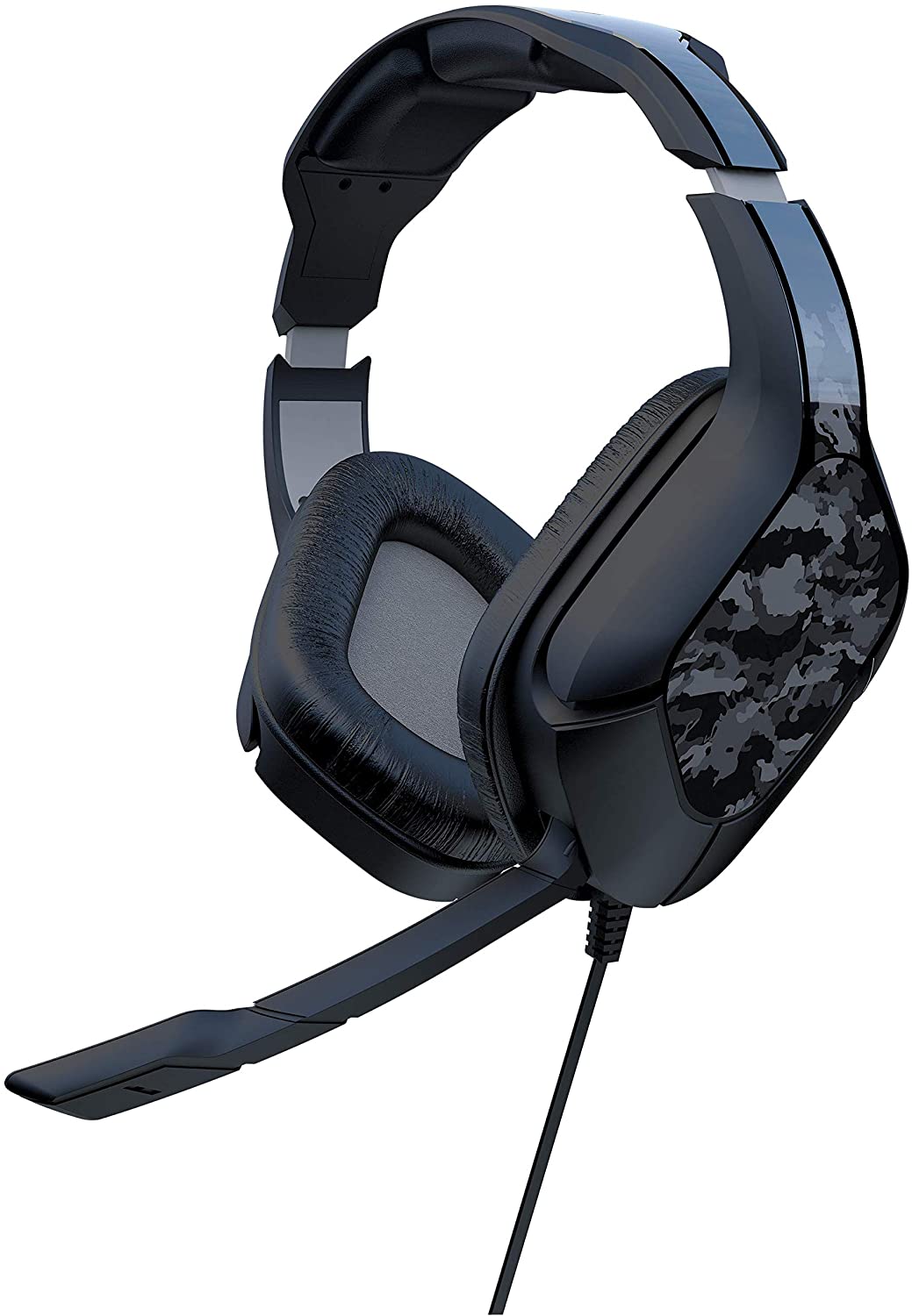 Gioteck - Casque de jeu stéréo HC2 Edition Decal pour PS5, PS4, Xbox Series, Xbox One, Switch et Mobile - flash vidéo