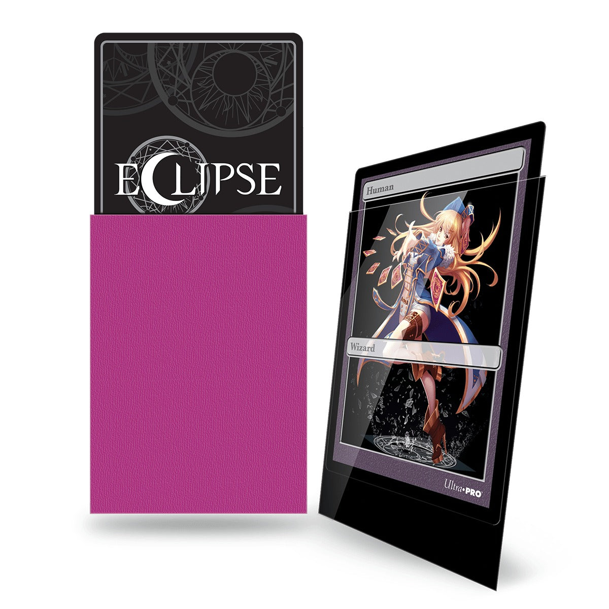 Ultra Pro - Eclipse Gloss Sachet de 60 protèges cartes petit format Rose Vif (62 x 89 mm) - flash vidéo