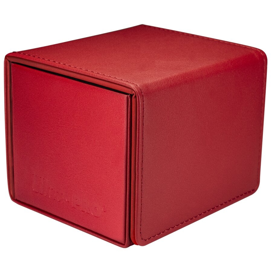 Ultra Pro - Vivid Alcove Edge Deck Box : Rouge - flash vidéo