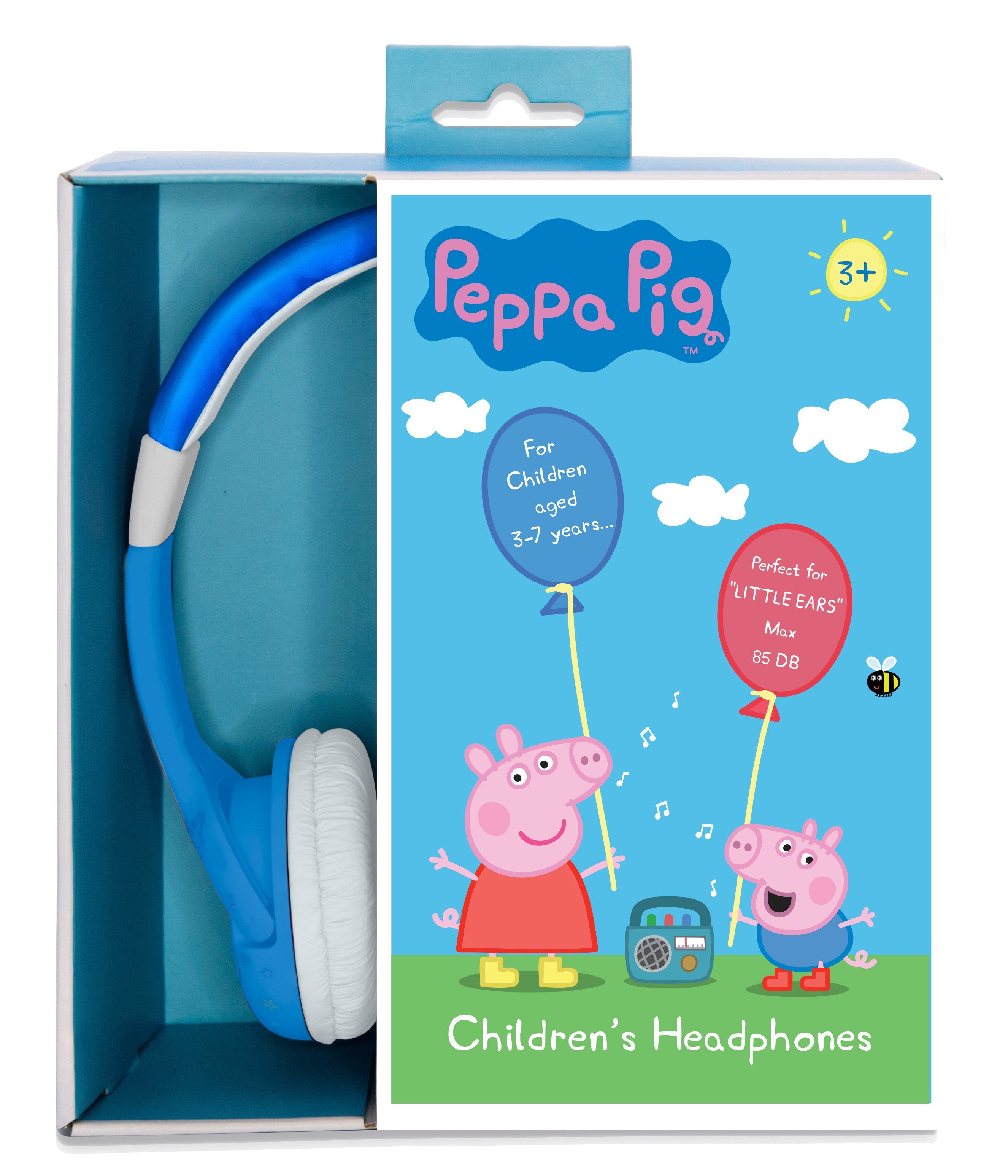 Peppa Pig - Casque audio Rocket George pour enfants - flash vidéo