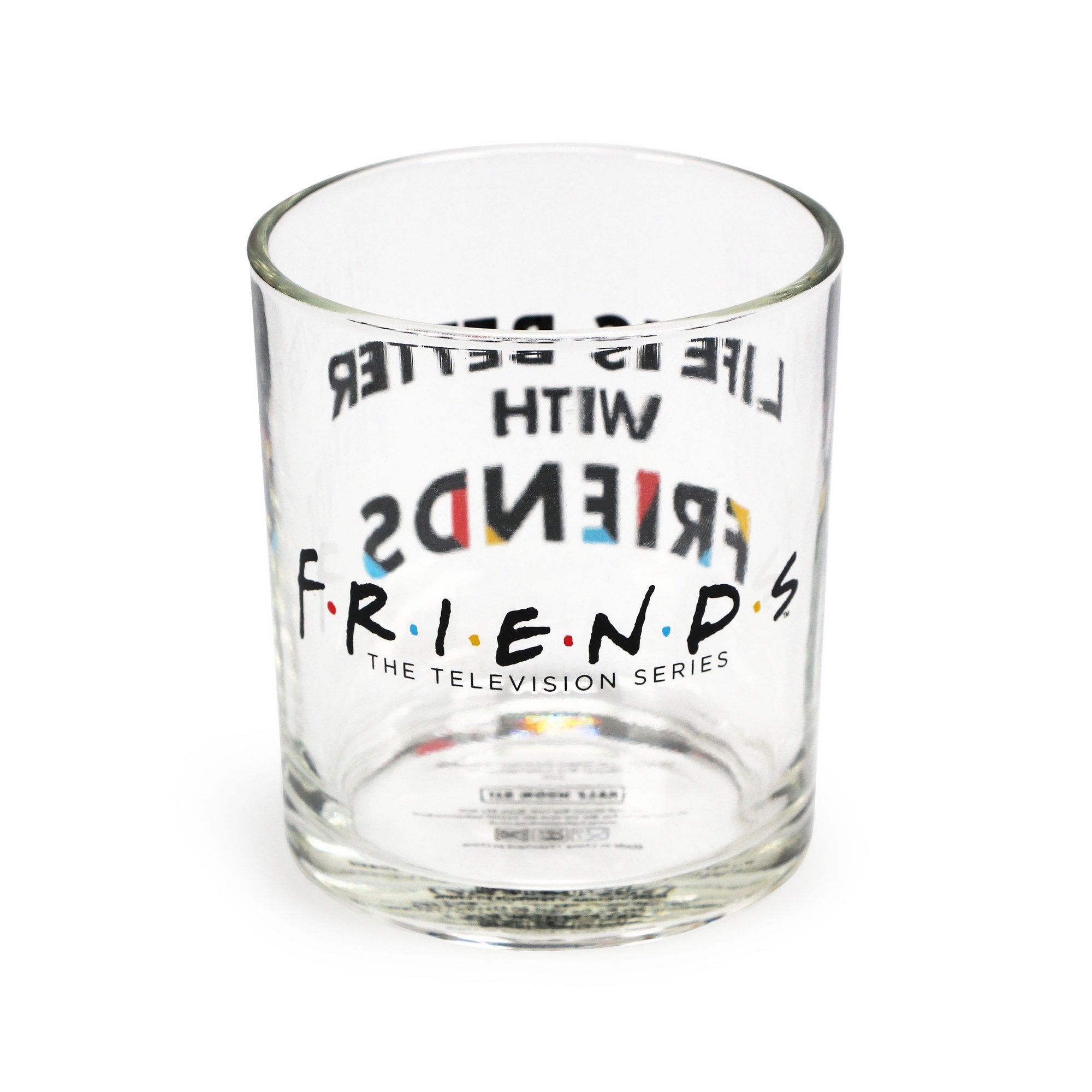 Friends - Gobelet en verre "La vie est meilleure avec des amis" - flash vidéo