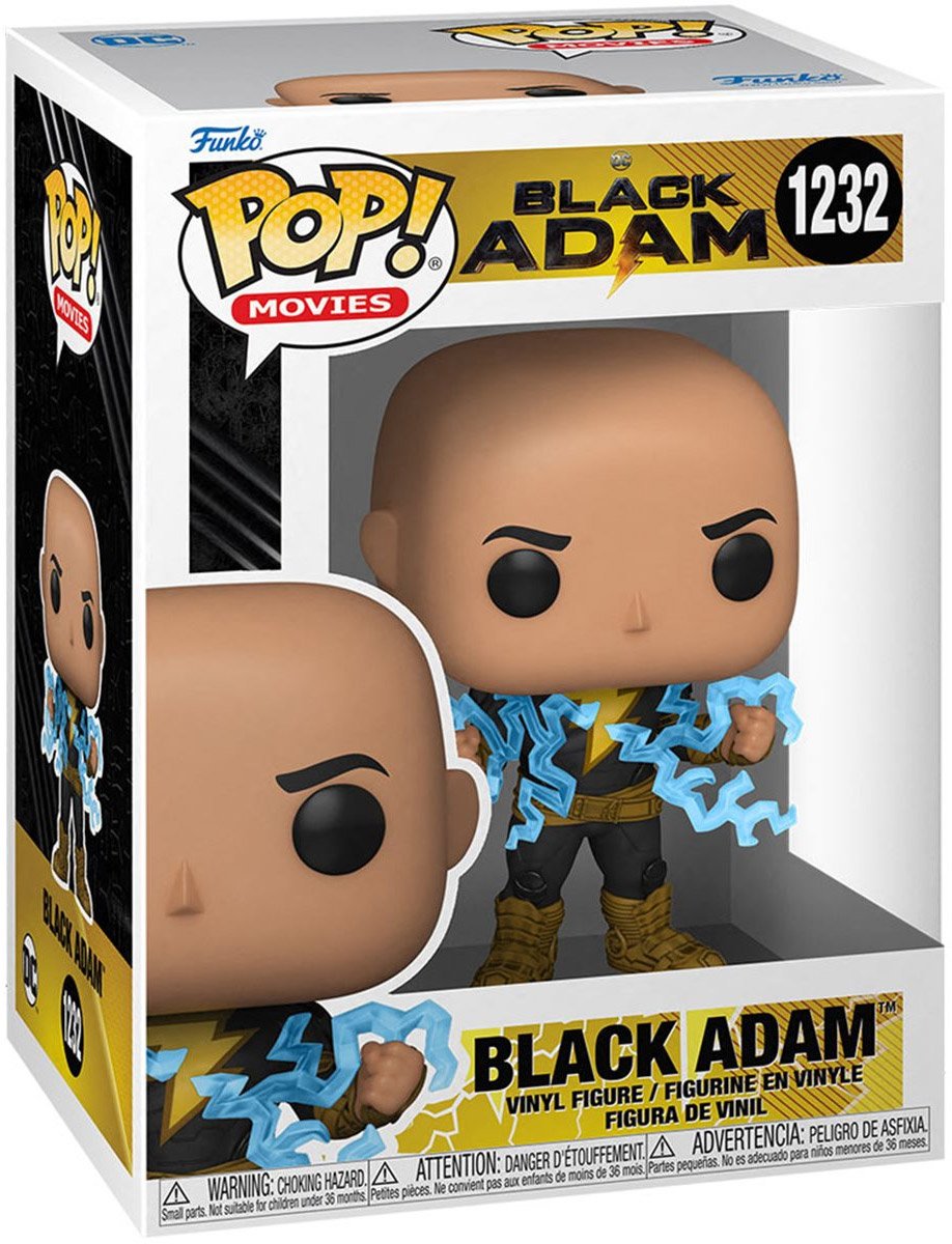 Funko Pop! Movies: Black Adam - Black Adam (with Glow in the Dark Chase) ENG Merchandising - flash vidéo