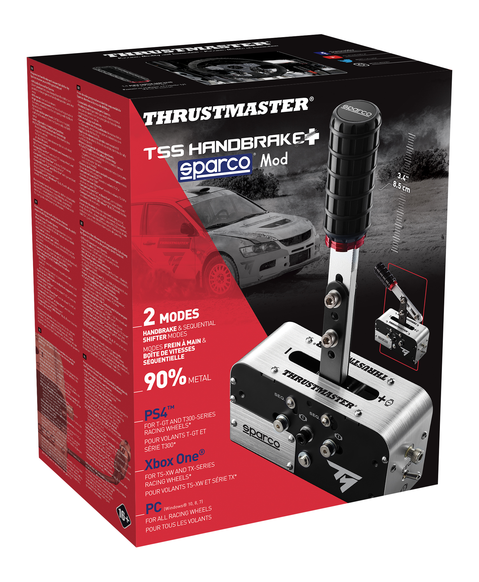 Thrustmaster TSSH Handbrake Sparco Mod - flash vidéo