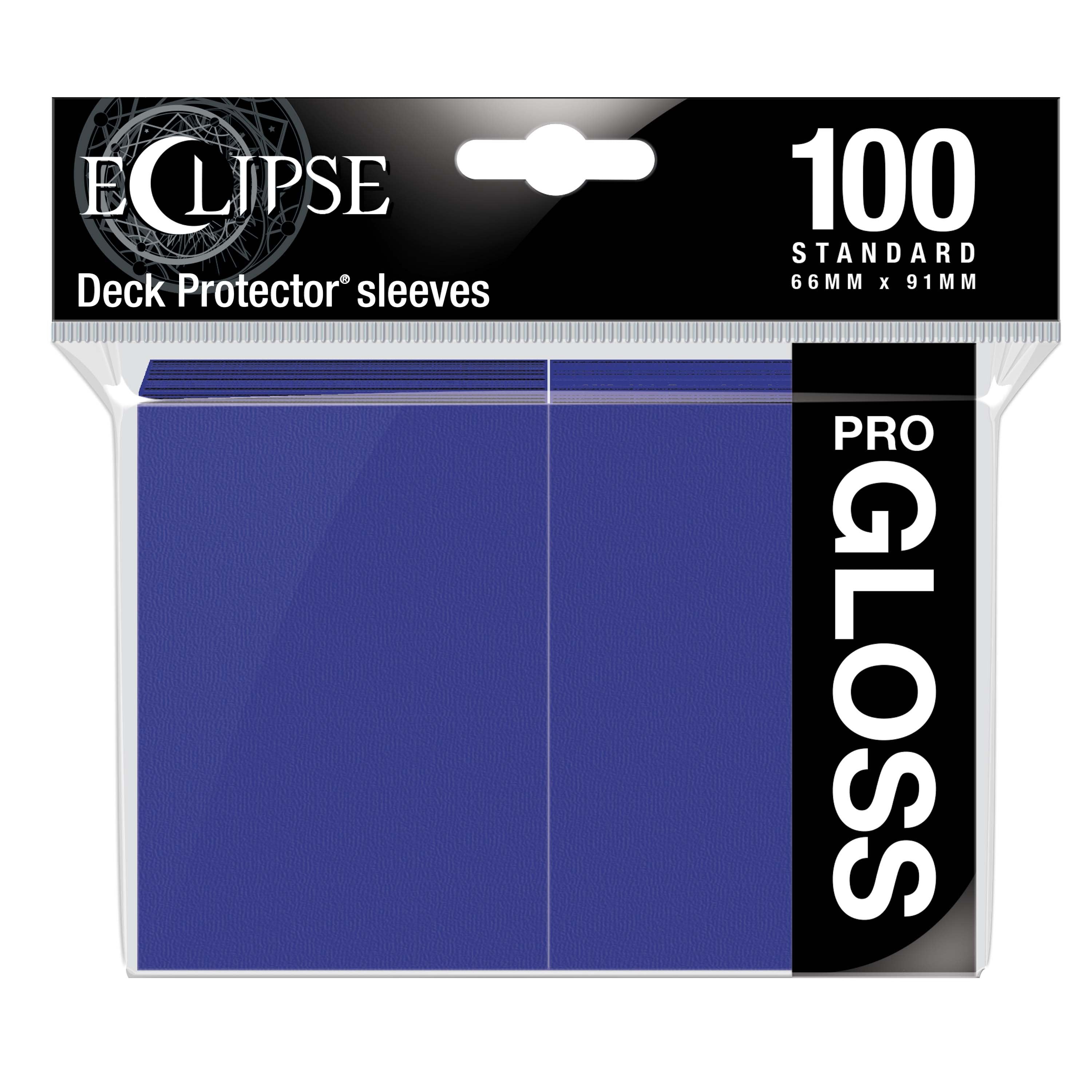 Ultra Pro - Eclipse Gloss Sachet de 100 protèges cartes standard Violet Royal (66 x 91 mm) - flash vidéo