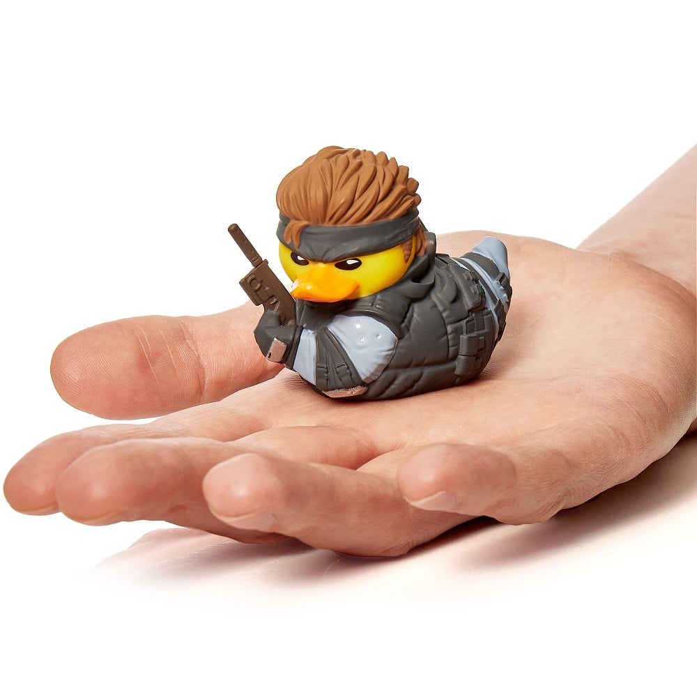 Numskull - Mini TUBBZ Canard de bain - Metal Gear Solid - Solid Snake (Édition baignoire) - 8cm - flash vidéo