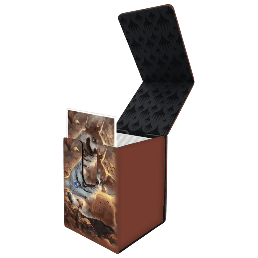 Ultra Pro - Magic: The Gathering - Modern Horizons 3 - Alcove Flip Deck Box - Phélia, bergère exubérante - flash vidéo