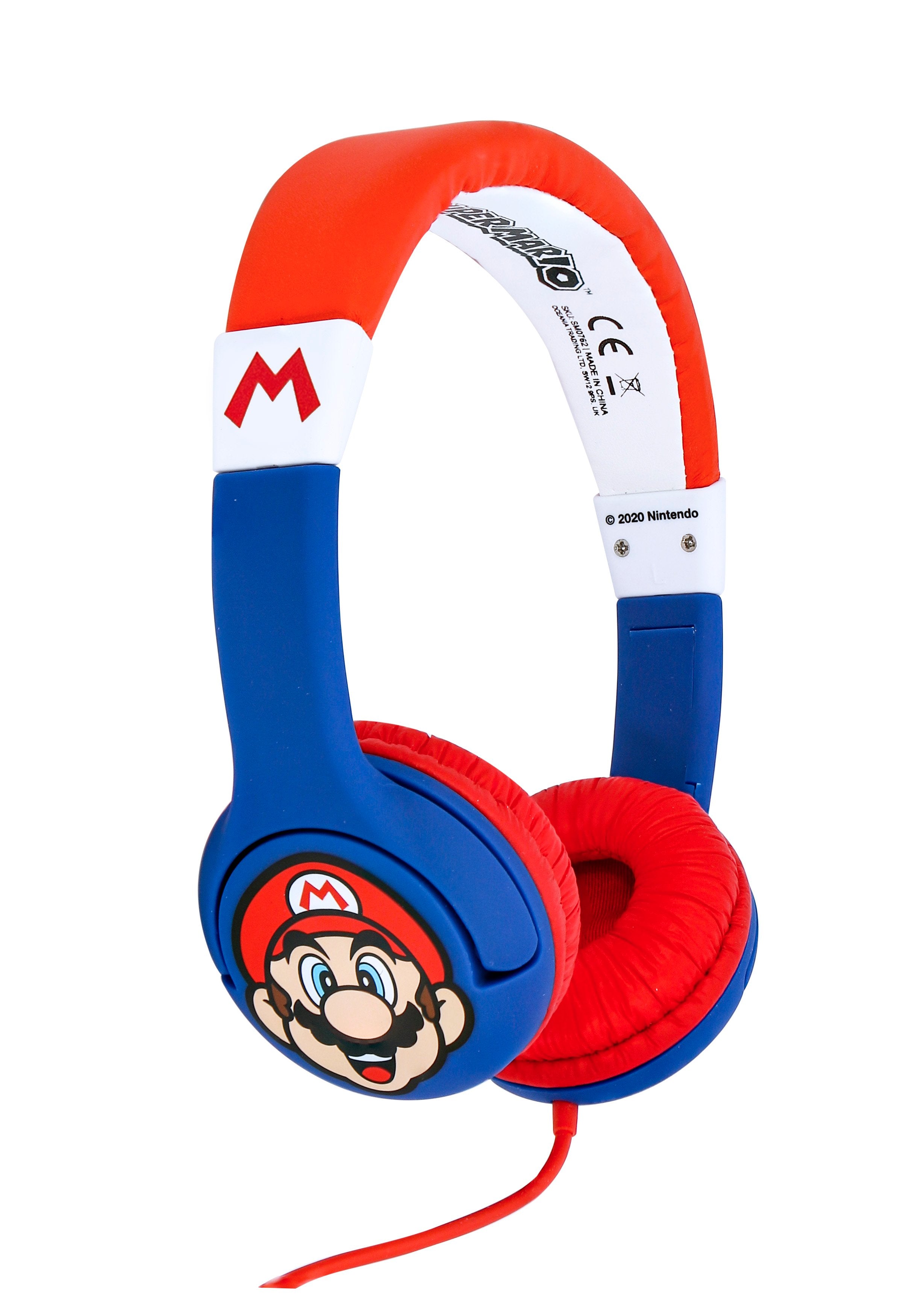Super Mario - Casque audio Mario pour enfants - flash vidéo