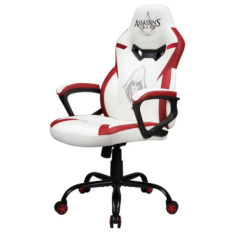 Subsonic - Assassin's Creed - Chaise Gaming Junior Blanche et Rouge - flash vidéo