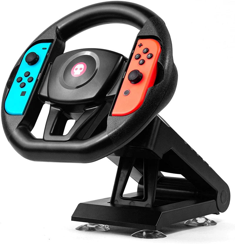 Numskull - Support de Joy-Con en forme de volant et fixation de table pour Nintendo Switch - flash vidéo