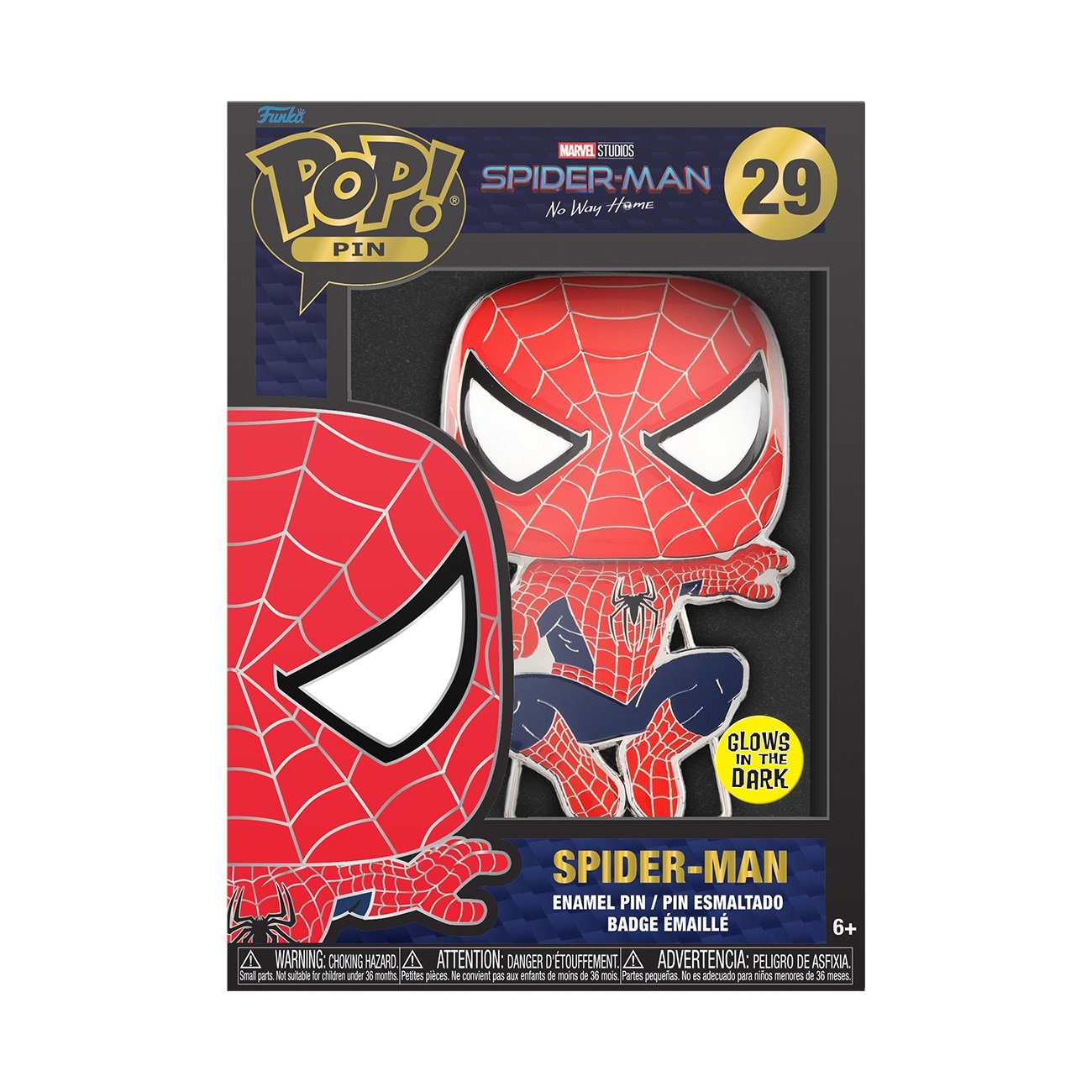 Funko Pop! Pin: Spider-Man: No Way Home - Spider-Man (Tobey Maguire) - flash vidéo