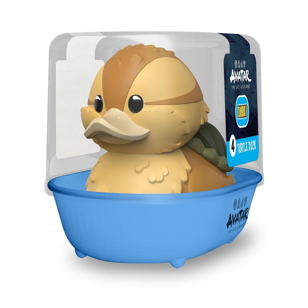 Numskull - TUBBZ Canard de bain - Avatar, le dernier maître de l'air - Canard-Tortue (Première Édition) - 9cm - flash vidéo