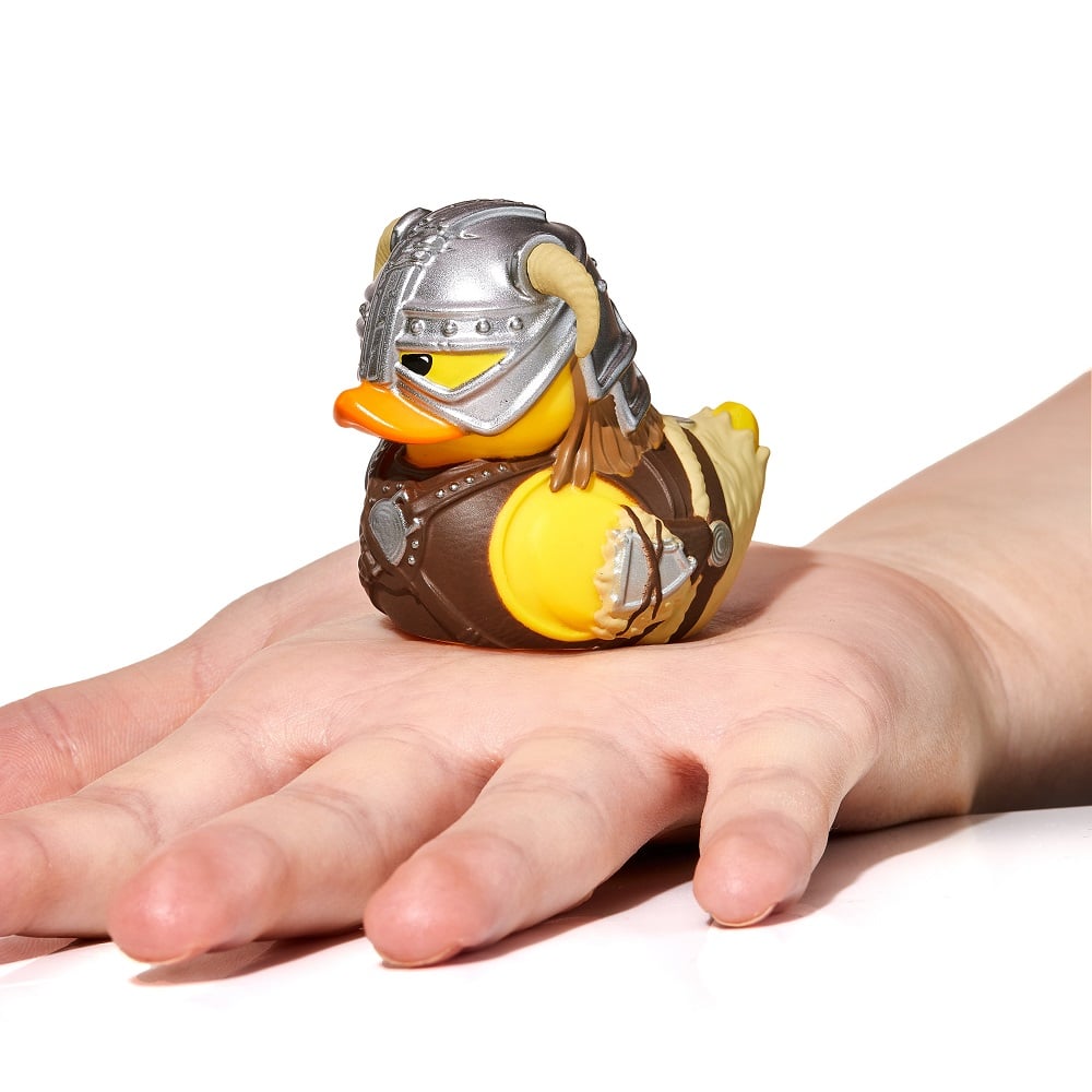 Numskull - Mini TUBBZ Canard de bain - The Elder Scrolls V : Skyrim - Dovahkiin (Édition baignoire) - 8cm - flash vidéo