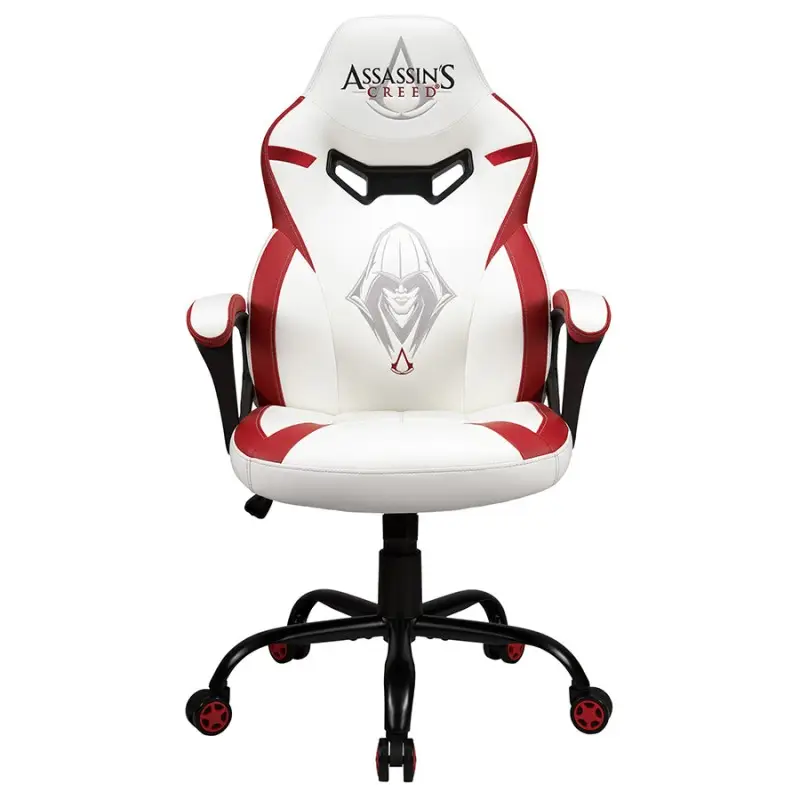 Subsonic - Assassin's Creed - Chaise Gaming Junior Blanche et Rouge - flash vidéo