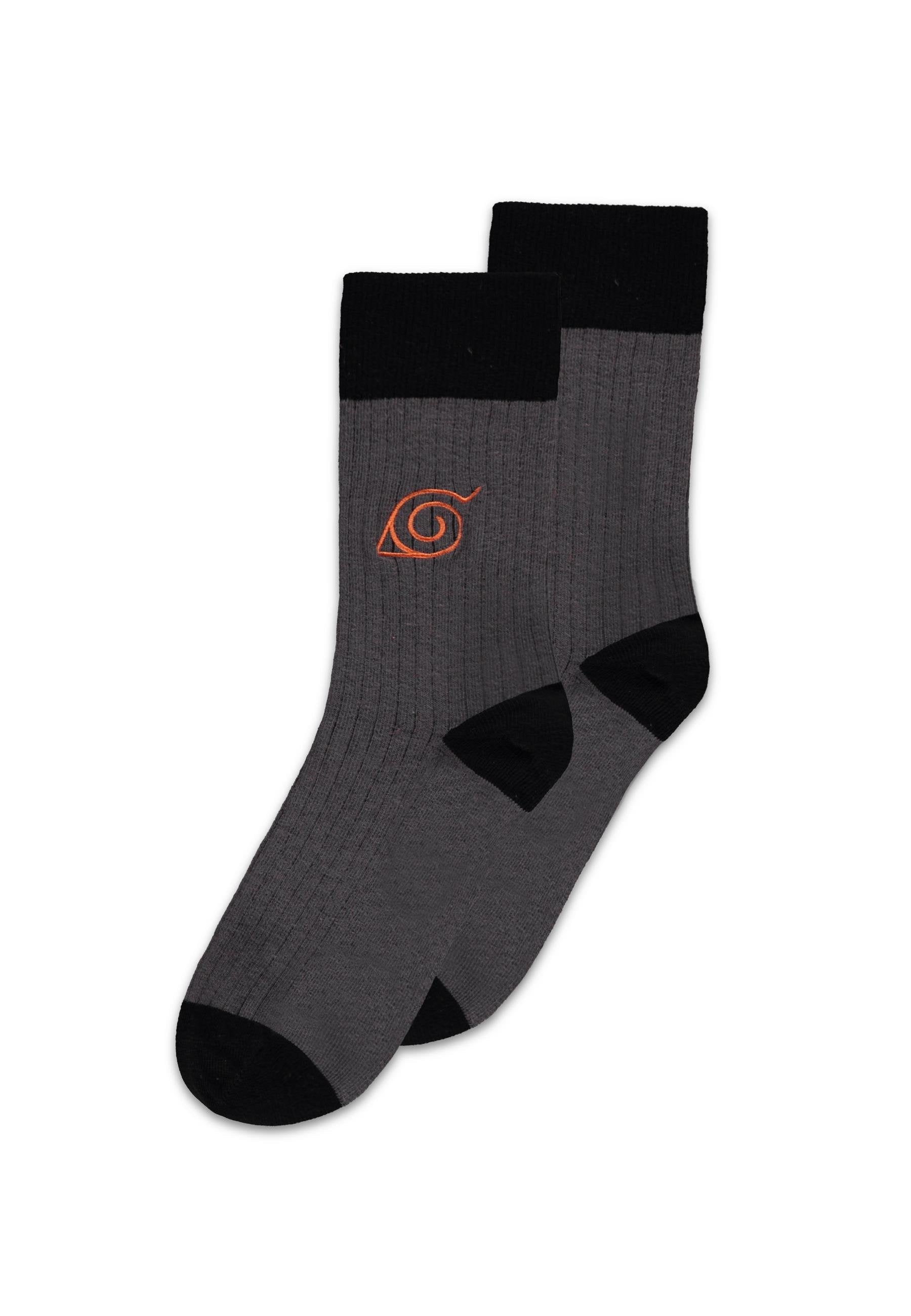 Naruto Shippuden - Pack de 5 paires de chaussettes pour homme (Taille 43/46) - flash vidéo
